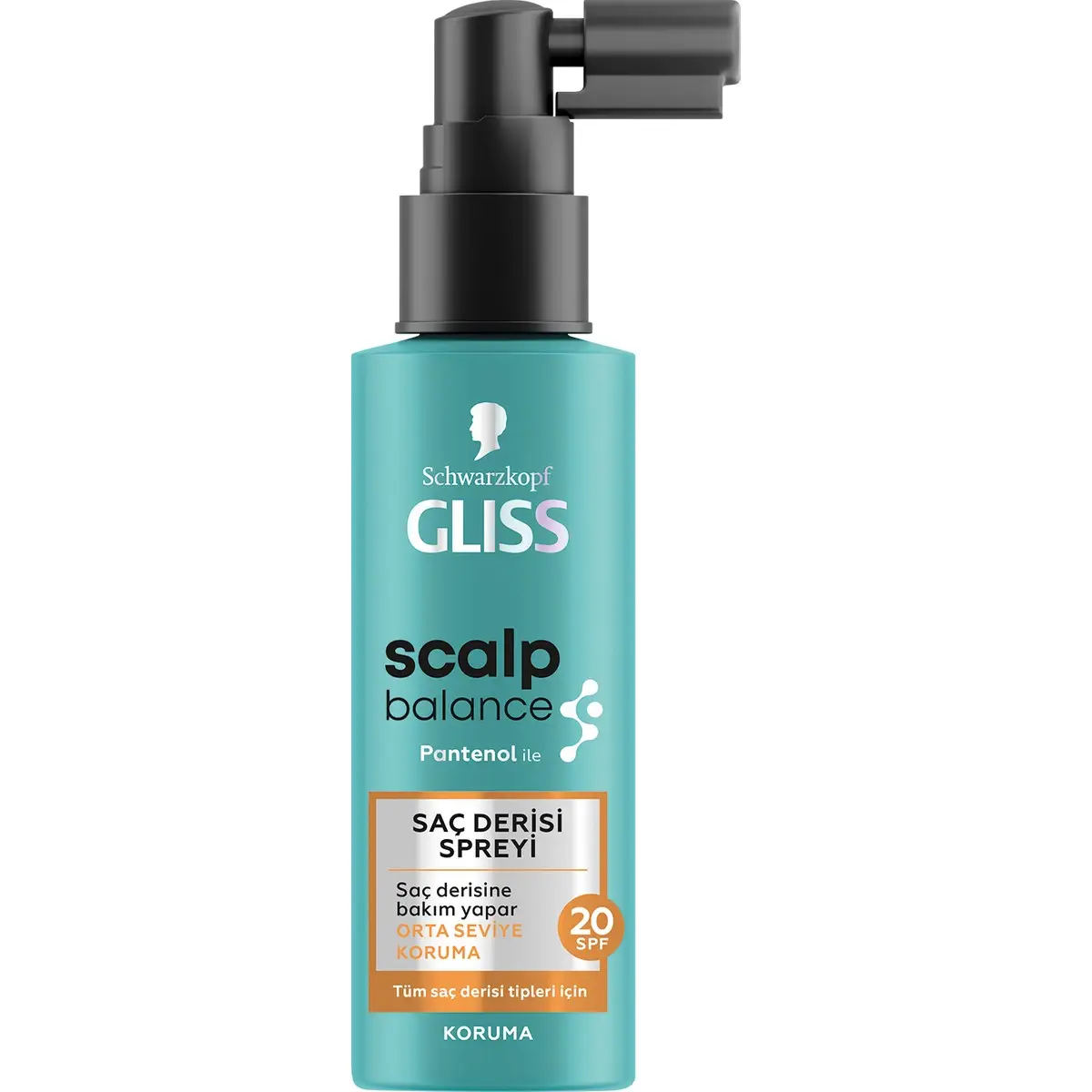 Gliss Saç Bakımı UV Korumalı Scalp Balance Saç Derisi Spreyi 100 ml Tüm Saçlar İçin Koruyucu